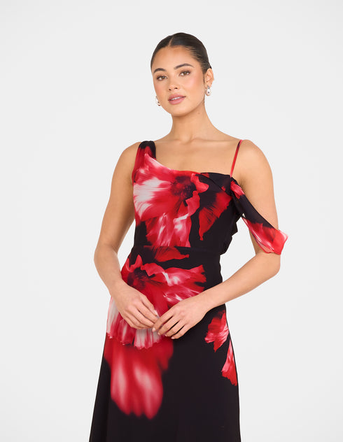 Oscar Cowl Neck Maxi Dress